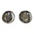 1940s William Spratling Pair Mexican Sterling Salt & Pepper Cellars For Sale