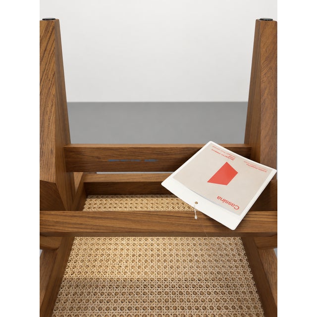 Wood Capitol Complex Chairs by Pierre Jeanneret for Cassina, 2010s, Set of 2 For Sale - Image 7 of 9