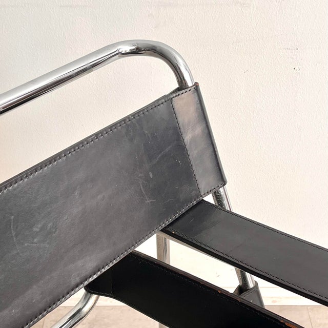 Wassily Armchairs by Marcel Breuer for Gavina, 1970s, Set of 2 For Sale - Image 14 of 18