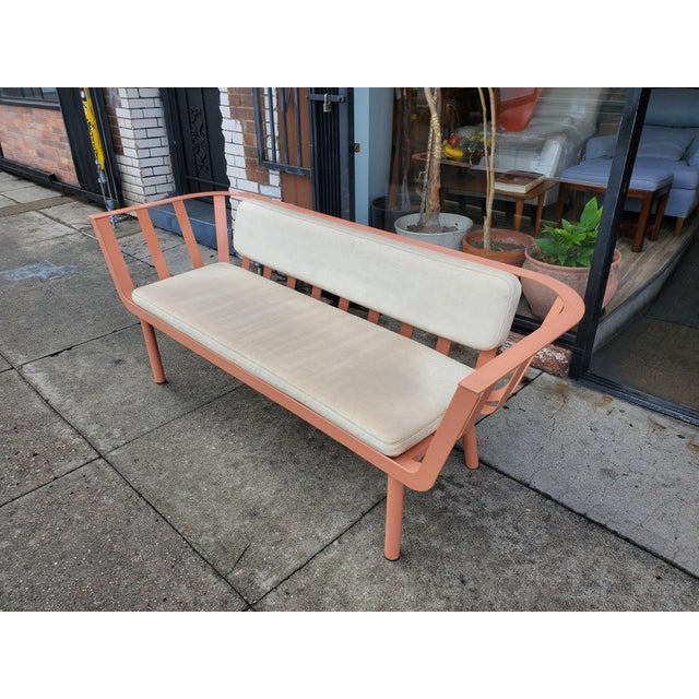 Aluminum Outdoor Bench For Sale - Image 9 of 10