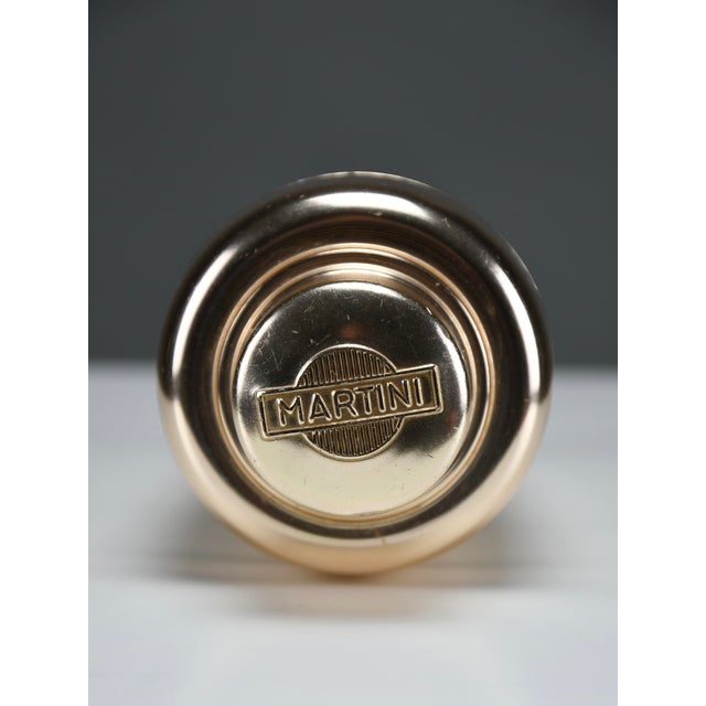 Mid-Century Italian Gold Aluminum "Martini" Cocktail Shaker, 1960s A glamorous piece of Italian bar culture history.**...