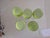 Modern Late 20th Century Green Wine Glasses - Set of 5 For Sale - Image 3 of 3