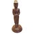 Textile 1970s Hand Carved Balinese Figural Table Lamps in the Style of James Mont - A Pair For Sale - Image 7 of 12