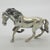 Vintage Italian Large Galloping Horse Figurine in Silver, Arezzo, 1970s For Sale - Image 12 of 12