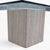 Antique White 1980s Postmodern Glass Coffee Table With Travertine Base For Sale - Image 8 of 18