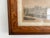 Brown Antique “Residence of Allen Krieg” Farm Print – Solid Wood Framed Americana Scene For Sale - Image 8 of 13