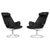 Vintage Jetson Lounge Chair with Black Leather by Bruno Mathsson for Dux, 2024 For Sale - Image 9 of 9