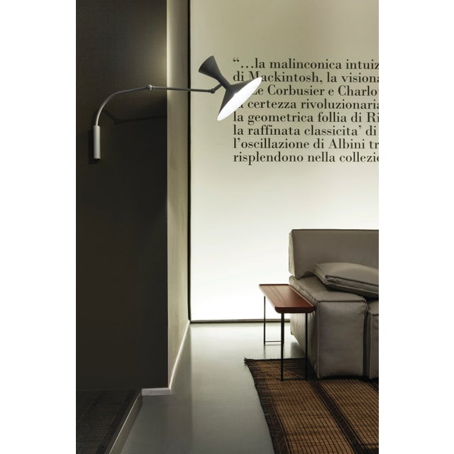 Not Yet Made - Made To Order Small Le Corbusier 'Lampe De Marseille Mini' Wall Lamp for Nemo in Gray For Sale - Image 5 of 13