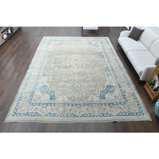 Vintage Persian Hand-Knotted area rug is a semi-antique vintage area rug. The '70s Eastern region of Anatolian's unique...