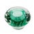 Mid-Century Modern Italian Murano Bullicante Green Cased Glass Bowl, 1950's For Sale - Image 3 of 4