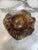 Natural Brown Marble Ashtray – Polished Stone Bowl With Rustic Raw Edge For Sale In Los Angeles - Image 6 of 6