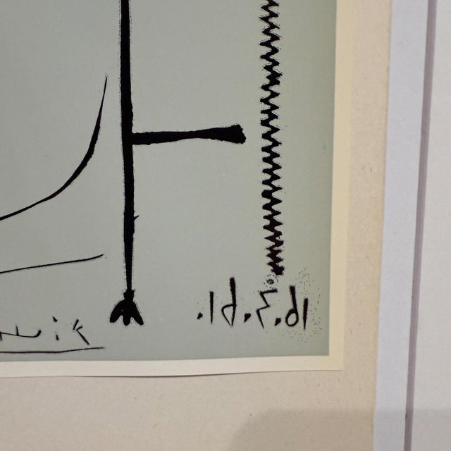 Mid-Century Modern Pablo Picasso Poster Galerie Madoura 1961 Cannes For Sale - Image 3 of 7