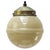 Metal French Yellow Glass Clichy Pendant Lamp For Sale - Image 7 of 7