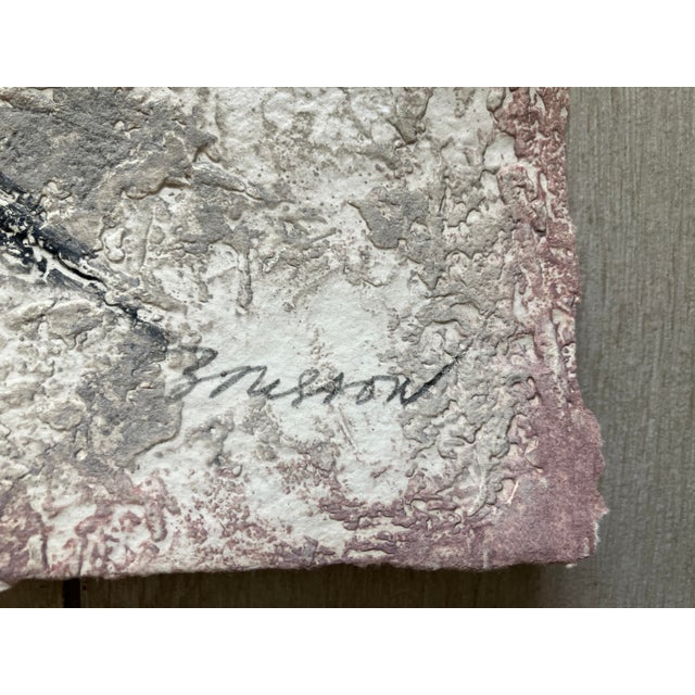 Pierre-Marie Brisson Original Carborundum Etching, 'Pink Lady' #2/95, 1980s, Signed, Unframed For Sale - Image 9 of 11