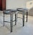 Round Pair of Hand-Welded Steel Rod Brutalist Tables, Set of Two, Tripod Legs For Sale - Image 10 of 17