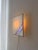 Architectural Stained Glass Wall Lamp with Textured Glass For Sale - Image 3 of 12