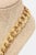 Gold Gold Metal Link Chain Necklace Signed by Dugal 1990's For Sale - Image 8 of 10