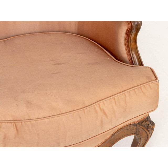 18th Century Nicolas Foliot Louis XV Walnut Bergeres, Pair For Sale - Image 5 of 7