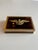 Metal Vintage Empire Faux Tortoise Box with Brass Eagle, 1970s For Sale - Image 7 of 11
