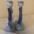 1990s Blue and White Ceramic Swan Candlestick Holders For Sale - Image 4 of 6