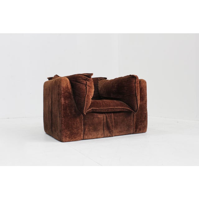 Vintage Italian Brown Lounge Chair, 1970s For Sale - Image 13 of 13