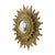 Gold Sun Mirror Two Levels Convex Mirror Sunburst, 1960s For Sale - Image 4 of 15