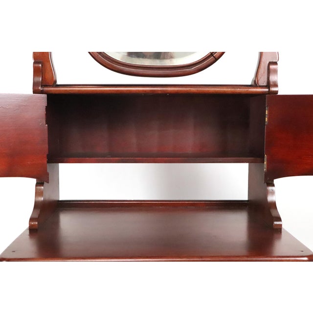 Wood Antique Art Nouveau Wood Dressing Table For Sale - Image 7 of 16