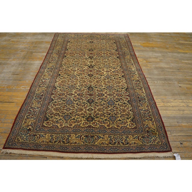 1940s Mid 20th Century Persian Nain Carpet ( 5'3" x 8'4" - 160 x 254 ) For Sale - Image 5 of 9