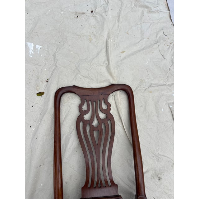 18th Century 18th Century Set of Six Queen Anne Walnut Dinning Chairs For Sale - Image 5 of 13