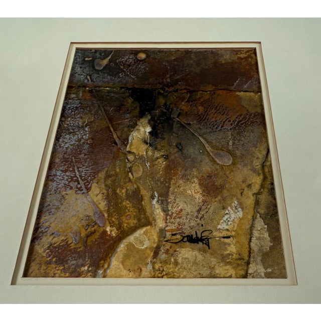 Sculpture Materials Vintage Mixed Media Painting by Suzanne Sandifer For Sale - Image 7 of 12