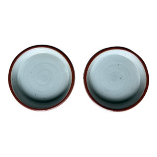 Vintage Dansk Niels Refsgaard Stoneware 7” Plates - Set of Two For Sale