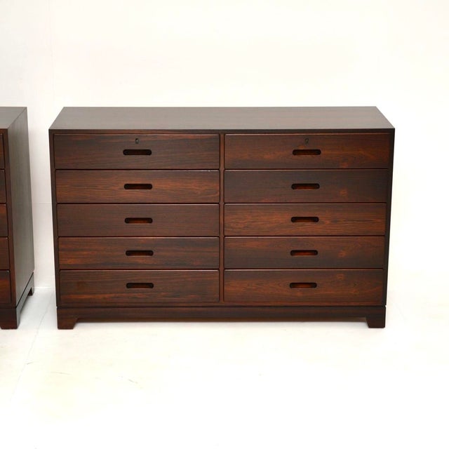 Vintage Danish Chests by Kai Winding, 1960s, Set of 2 For Sale - Image 9 of 13