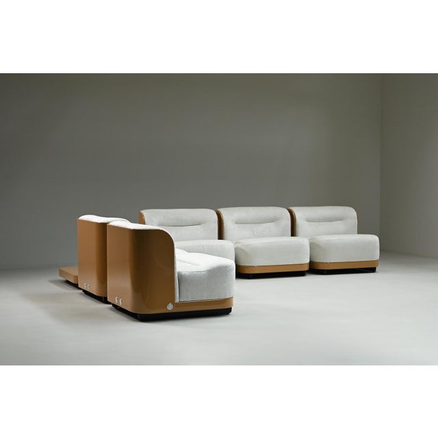 Trinom Chairs and Coffee Table by Peter Maly for COR, 1960s, Set of 6 For Sale - Image 10 of 10