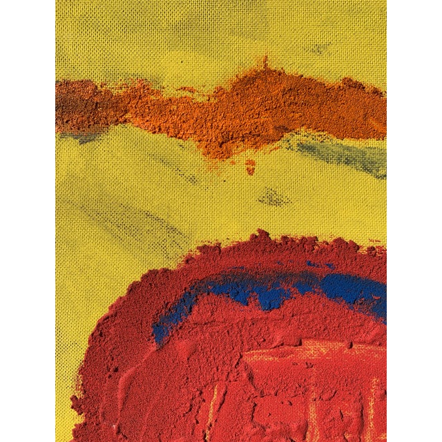 Abstract 1950s "Traffic" Art Brut Brooklyn Museum Mid Century Painting For Sale - Image 3 of 12