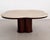 Large Mid-Century Modern Clover Coffee Table in Travertine and Dark Oak, 1970s For Sale - Image 14 of 18