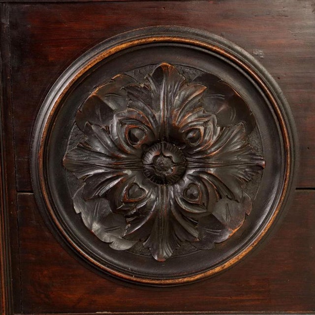 19th Century Walnut Chest with Lion's Feet For Sale - Image 4 of 11