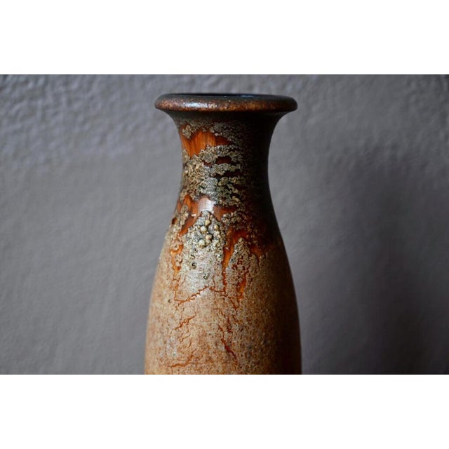 Brutalist Brutalist Open Neck Vase from Scheurich Keramik For Sale - Image 3 of 9