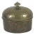 Vintage Hammered Brass Box With Lid For Sale