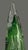 Late 20th Century Hand Blown Italy Art Glass Green Christmas Tree 16.5'' High For Sale - Image 5 of 10