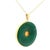 Vintage Italian 14k Gold Jade and Carved Coral Statement Pendant For Sale In Miami - Image 6 of 11