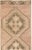This mid-20th-century Turkish Anatolian long runner presents a commanding procession of ten linked hexagonal medallions...
