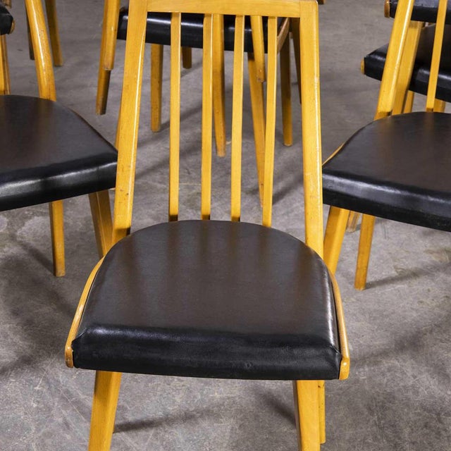 1960s Mid-Century Upholstered Dining Chair from Interier Praha, 1960s For Sale - Image 5 of 12