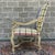 Vintage Southwood Furniture French Neoclassical Lounge Chair in Distressed Beige With Carved Acanthus Leaves For Sale In Philadelphia - Image 6 of 16