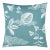 The House Of Scalamandré Pepper Square Pillow In Turquoise For Sale