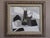 THE GREEN BALL Size: 66 x 75 cm (including frame) Oil on Board A striking original mid-century modernist composition,...