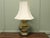 Large Brass Table Lamp This is a very attractive and large lamp the base is made in brass, it has a 6 sided hexagonal...