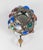 Brass 19th Century Aesthetic Movement Gilt Brass and Jeweled Candle Fairy Lamp, English or American For Sale - Image 8 of 12