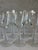 Glass Set of 8 Vintage Ribbed Stem Wine Glasses For Sale - Image 7 of 9