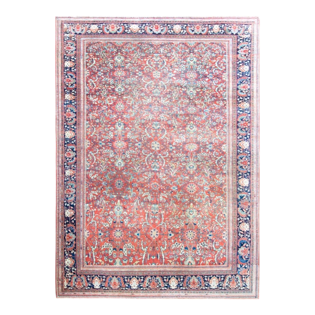 Late 19th Century Persian Sarouk Farahan Rug For Sale