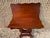 Antique Flame Mahogany Folding Top Empire Style Card Table Console Table. For Sale - Image 9 of 12